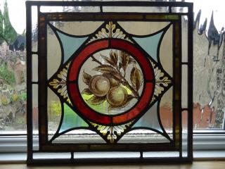 Antique Victorian leaded glass